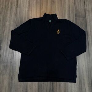 Ralph Lauren Jeans Co. Pullover Sweater Women's XL Black Long Sleeve Logo